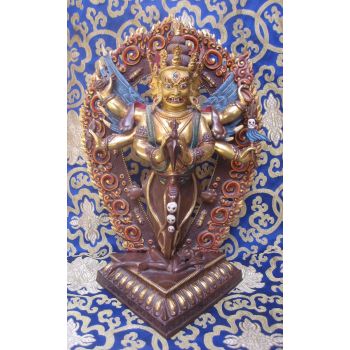 Tibetan Master Quality Gold Plated Vajrakillaya Phurba