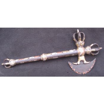 Antique Master Quality Handmade Tantrik Tibetan Dakini Karti Khatvanga, Nepal