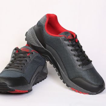 G10 G404 Grey and Red Goldstar Shoes For Men