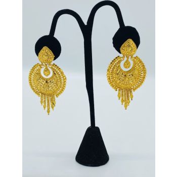 Pair of 24k Gold Plated Jhumka Earring