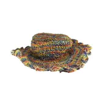 Handmade Hemp Cap , Free Size