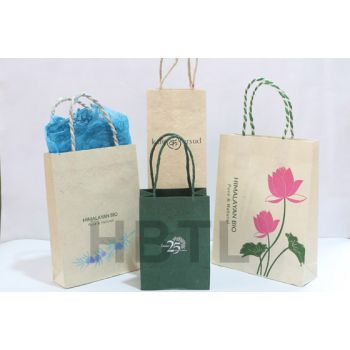 Soft & Durable Handmade Daphne Nepali Lokta Paper Bags