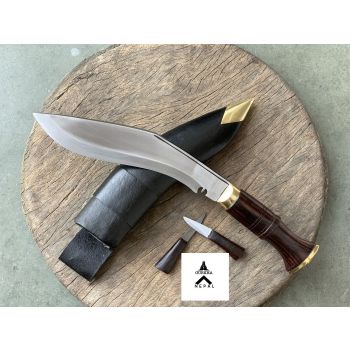Gurkha Nepal Hand-Forged Classic Wood Handle Light Weight Khukuri 9 Inched Blade