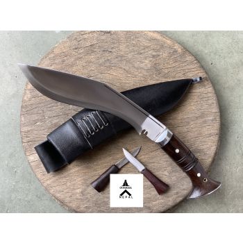 Gurkha Nepal Hand-Forged Classic Service Khukuri 10.5 Inches Full Tang Blade