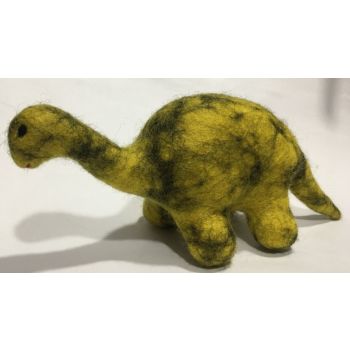 100% Pure Wool Handmade Felted Dinosaur Doll