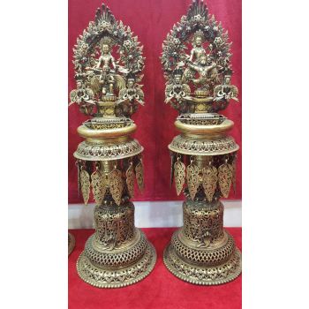 Garud Narayan Panas in Pair (Oil Lamp) 