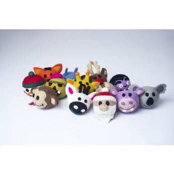 100% Pure Wool Soft Felt Animal Pet Dog Toy