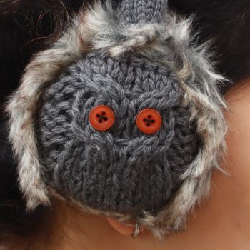 Grey Owl Woolen Earmuff