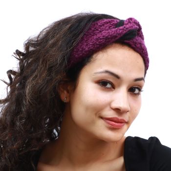 Purple Woolen Headband