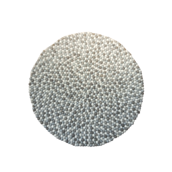 Handfelted Weave: Natural Round Rug - 100cm Diameter with 2.2cm Ball 