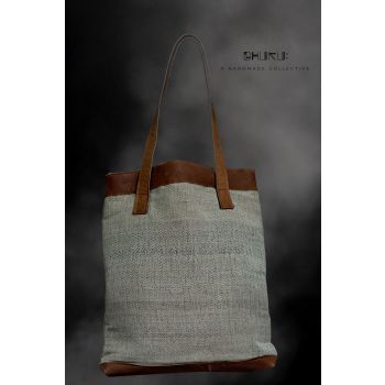 Hemp-Leather-Cotton bag