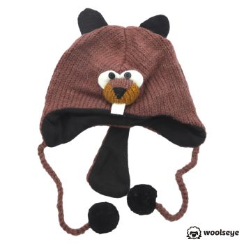 Brown Beaver Beanie