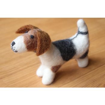 Felt Dog Figure Toy for Children