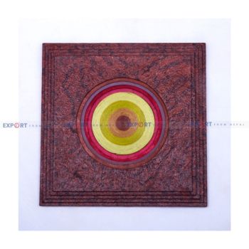 Paper wall hanging made of Lokta with paper roll.