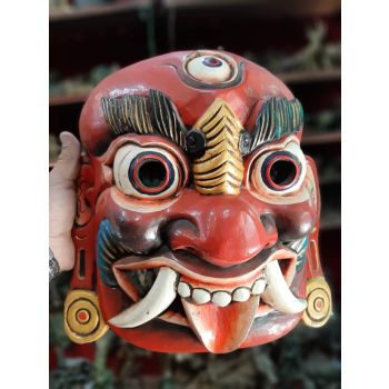Wooden Lakhe Mask