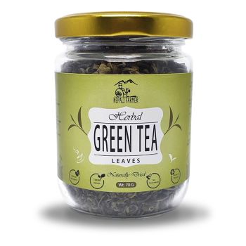 Natural & Organic Naturally Dried Herbal Leaf Green Tea 70G.