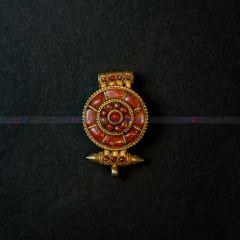Tibetan Ghau design pendant locket.