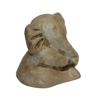 Clay Made Decoratives Ganesh White