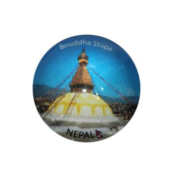 Glass fridge magnets