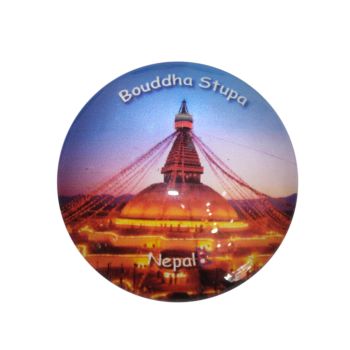 Glass fridge magnets