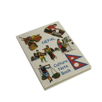 Medium Printed Lokta Notebook