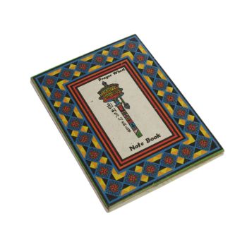 Medium Printed Lokta Notebook