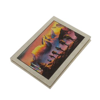 Medium Printed Lokta Notebook