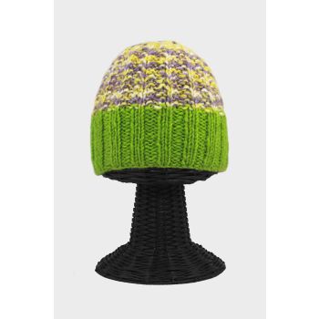 100% Pure Woolen Soft & Warm Multi-Colored Beanie Hat