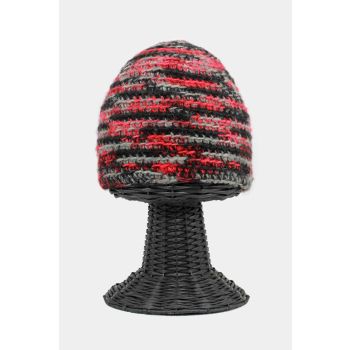 100% Pure Woolen Soft & Warm Multi-Colored Beanie Hat