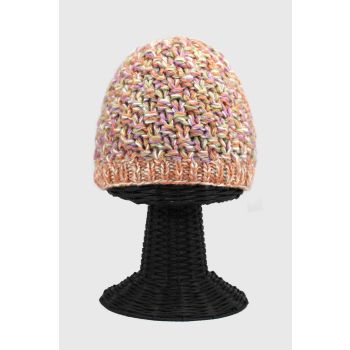 100% Woolen Outside and Polyester Inside Soft & Warm Stretchable Multi-Colored Beanie Hat