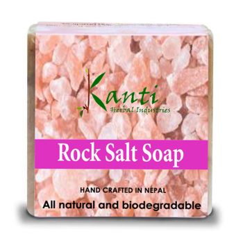 Kanti Herbal Rock Salt Soap- 80gm