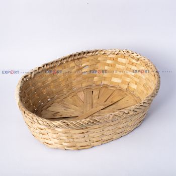 Handmade Cane Bamboo Plain Basket