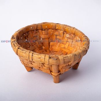 Handmade Bamboo Cane Traditional Pot