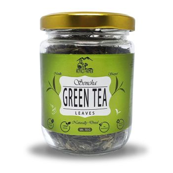 100% Natural and Organic Naturally Dried Sencha Green Tea Leaves