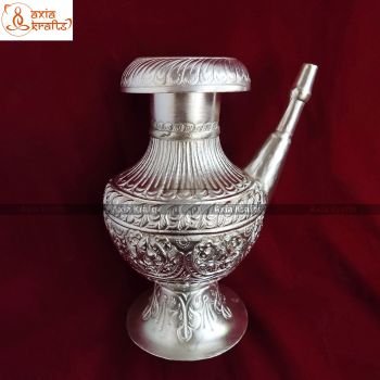 Silvercoated Astamandal Karuwa 8.3 inches | Axia Krafts