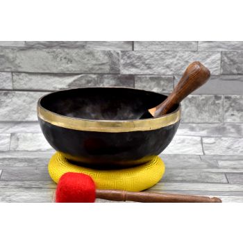 9 Inch Tibetan Antique  Singing Bowl