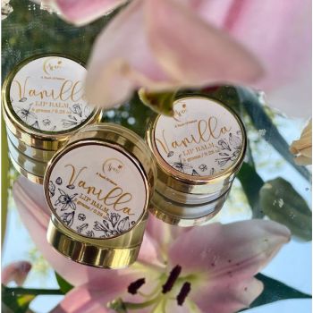 Avani 100% Natural Extra Hydrating Vanilla Lip Balm For Soft And Nourished Lips Infused with Essential Oil , Jojoba Oil , Almond Oil 8 Grams