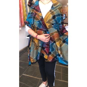 100% Cashmere Stole Ajanta 1 design