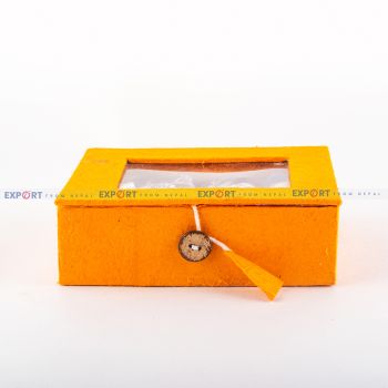 Nepali Paper Box (Orange)