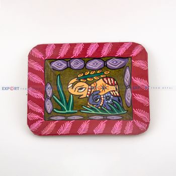 Mithila art Tray and Frame 