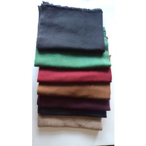 Handmade Pure 100 %  Yak Wool Plain Stole (70 x200 cms) 