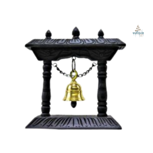 Wooden Frame Brass Bell