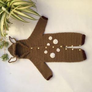 Baby Deer Bodysuit with Hat