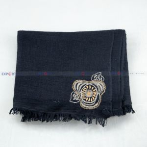 Nepali Pashmina & Silk Hand Embroidery Shawl