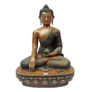 Shakymuni Buddha Statue Double Color Oxidation