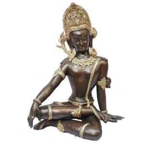 Indra State Silver Plated Black Oxidized