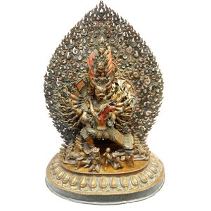 Yamantaka Shakti , Megasambara, Vajrabhairaba Double Color Oxidation
