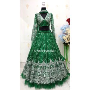 Green Lehenga