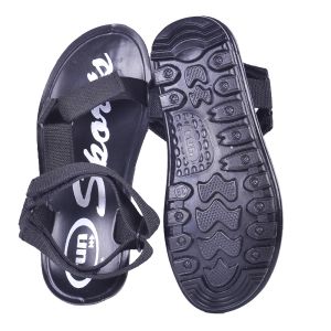 Black Sandals for Men