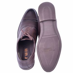 Chocolate Brown Leather Shoes for Men